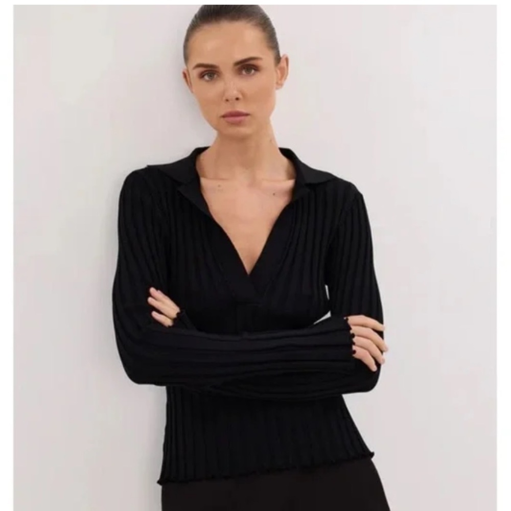 DISSH long sleeve ribbed top